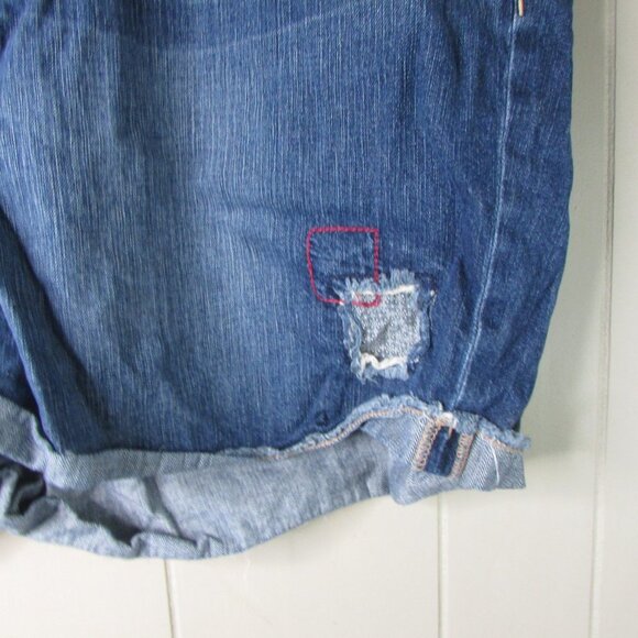 Old Navy Plus Denim Shorts 28 Roll Cuff Blue - Picture 6 of 13